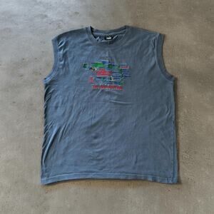 Men's L St. Maarten Caribbean Islands Tank Top
